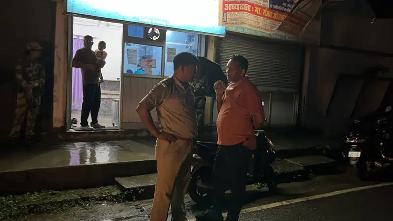 रांची के डोरंडा में अवैध बूचड़खानों की सूचना पर पुलिस की छापेमारी